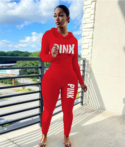 Long Sleeve Hoodie Legging Pants 2 Piece Tracksuit DN-8111P16