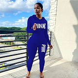 Long Sleeve Hoodie Legging Pants 2 Piece Tracksuit DN-8111P16