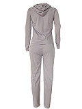 Long Sleeve Hoodie Legging Pants 2 Piece Tracksuit DN-8111P16