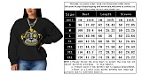 Loose Casual Cartoon Print Long Sleeve Pullovers Tops DN-8889T6