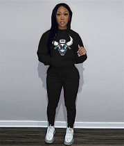 Winter Hooded Sweatshirt Sporty Pants 2 Piece Sets DN-8999N2 Winter Hooded Sweatshirt Sporty Pants 2 Piece Sets DN-8999N2
