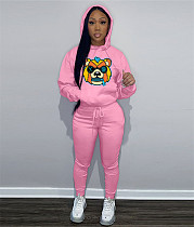 Cartoon Print Harajuku Hoodie Sweatpants Tracksuit DN-8999T5 Cartoon Print Harajuku Hoodie Sweatpants Tracksuit DN-8999T5