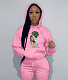 Plus Size Loose Casual Pullover Hooded Sweatshirt DN-8888G1