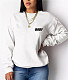 Letter Printed Long Sleeve Casual Sweatshirts DN-8889B1