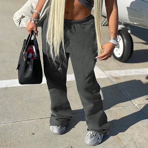 Hip Hop Street Loose Mid Waist Sweat Pants DN-8883