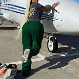 Hip Hop Street Loose Mid Waist Sweat Pants DN-8883