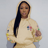 Casual Streetwear Hooded Sweatshirt Tops DN-8888S13
