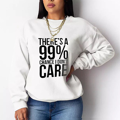Autumn Fleece O Neck Long Sleeve Sweatshirt DN-8889T12