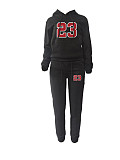Plus Size Hoodies Sweatpants Two Piece Sets DN-8999R6