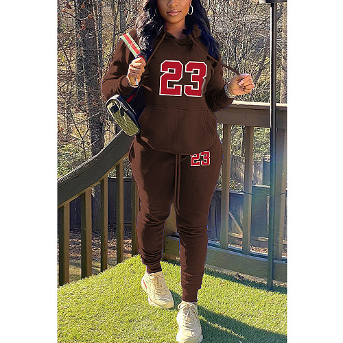 Plus Size Hoodies Sweatpants Two Piece Sets DN-8999R6