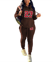 Plus Size Hoodies Sweatpants Two Piece Sets DN-8999R6