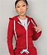 Solid Color Zipper Up Long Sleeve Hooded Coats DN-8555T9