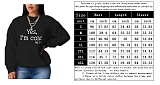 Letter Print Long Sleeve Plus Size Pullover Sweatshirts DN-8889Y2