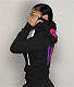 Streetwear Long Sleeve Zipper Hooded Sweatshirt Coat DN-8555A9