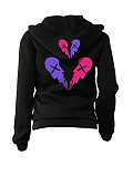 Streetwear Long Sleeve Zipper Hooded Sweatshirt Coat DN-8555A9