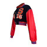 Y2K Streetwear Long Sleeve Baseball Bomber Jackets MDF-5348