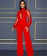 Elegant See-through Lace Sequin Patchwork Jumpsuits BY-6053