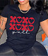Casual Short Sleeve Graphic Printed T Shirts WA-9000265