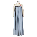 Loose Baggy Strapless Wide Leg Jumpsuits ZS-0573