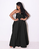 Loose Baggy Strapless Wide Leg Jumpsuits ZS-0573