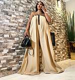 Loose Baggy Strapless Wide Leg Jumpsuits ZS-0573