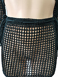 Beachwear Knitted Crochet Cover Ups 2 Piece Sets CM-8664