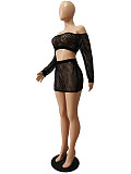 Beachwear Knitted Crochet Cover Ups 2 Piece Sets CM-8664