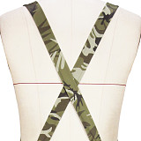Camo Print Loose Baggy Sleeveless Cargo Jumpsuits JLY-19546