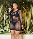 See Through Mesh Hollow Out Skinny Sexy Dresses DLS-22D13770