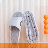 Women Soft Sole Indoor Home Slippers Summer Comfortable Non-slip Flip Flops Bath Slippers Couple Floor Flat Shoes Hotel Sandals