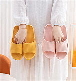 Men Women Indoor Floor Flat Shoes Soft Home Slippers Bathroom Sandal Slippers EVA Anti-Slip Hotel Family Flip Flops