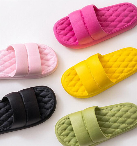 Men Women Slippers Comfortable Floor Flat Shoes Home Indoor Bathroom Soft Non-slip Slides Woman Sandals Summer Beach Flip Flops
