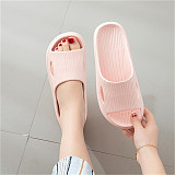 2023 Summer EVA Soft Sole Shoes Indoor Outdoor Bathing Home Slippers Women Men Non-slip Flip Flops Woman Thick Platform Sandals