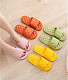 Home Slippers Summer Soft Comfortable Non-slip Flip Flops Bath Slippers Couple Men Women Family Flat Shoes Indoor Hotel Sandals