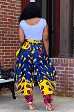 Streetwear Printed Loose Wide Leg Lace-up Pants OMY-11001