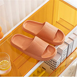 Thick Platform Bathroom Home Slippers Men Women Soft Sole EVA Indoor Outdoor Slides Woman Sandals 2023 Summer Non-slip Flip Flops