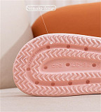 Women Soft Sole Indoor Home Slippers Summer Comfortable Non-slip Flip Flops Bath Slippers Couple Floor Flat Shoes Hotel Sandals