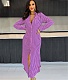 Striped Loose Long Sleeve Maxi Shirt Dresses SFY-2301