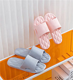 Women Soft Sole Indoor Home Slippers Summer Comfortable Non-slip Flip Flops Bath Slippers Couple Floor Flat Shoes Hotel Sandals