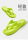 Soft Sole Thong Flip Flops Slippers Summer Outdoor Beach Sandals EVA Women's Non-slip Flat Platform Clip Toe Bathroom Slides