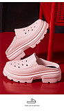 High Heels Sandals Women Clogs Summer 6.5cm Increase Platform Woman Waterproof Slippers Non-slip Sandals Fashion Garden Shoes