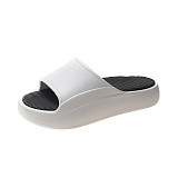 New Thick Platform Outdoor Bathroom Home Slippers Women Fashion Soft Sole EVA Indoor Slides Woman Sandals Non-slip Flip Flops