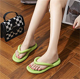 Summer Casual Thong Slippers Outdoor Beach Sandals EVA Flat Platform Comfy Non-slip Flip Flops Shoes Women Couple Thick Soled