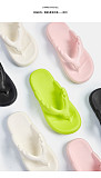 Soft Sole Thong Flip Flops Slippers Summer Outdoor Beach Sandals EVA Women's Non-slip Flat Platform Clip Toe Bathroom Slides