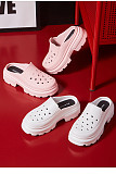 High Heels Sandals Women Clogs Summer 6.5cm Increase Platform Woman Waterproof Slippers Non-slip Sandals Fashion Garden Shoes