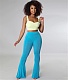 Solid Color Slim Fit High Waist Flare Pants SH-390324