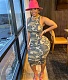 Camouflage Print Sleeveless Summer Tank Dresses XING-254