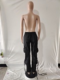 Y2K Street Hipster Low Waist Pockets Cargo Pants DY-6911