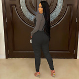 Sexy Sheer Mesh Patchwork Ruched Skinny Jumpsuits HANI-028