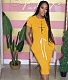 Casual Short Sleeve Lace Up Loose Basic Dresses OQ-0118